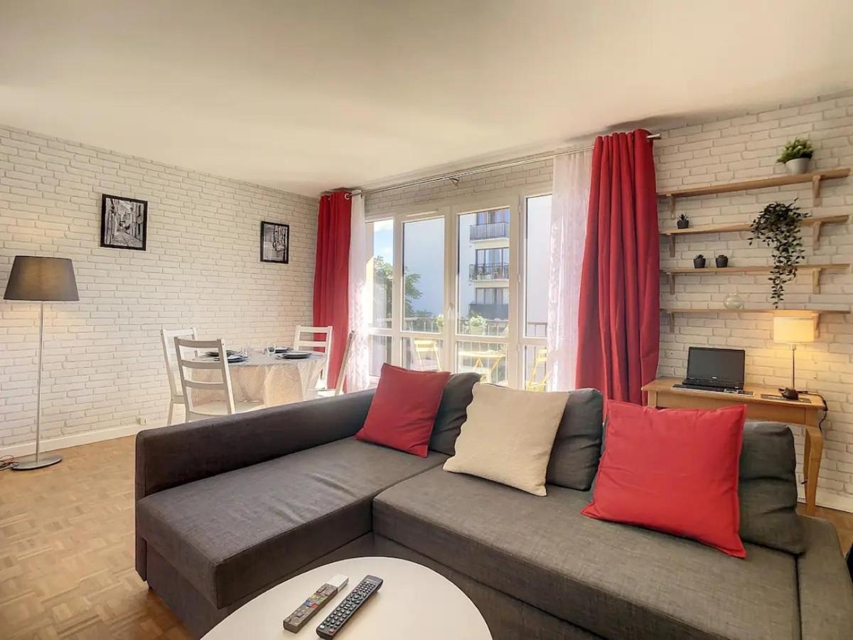Appartement Chic Proche De Paris, Parking Inclus Saint-Maur-des-Fosses Luaran gambar